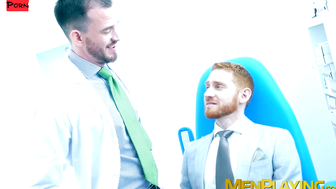 Doctor Franky Fox drilled doggystyle after blowing patient