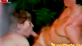 Big dicked gay Mark Jennings and his fuck buddies enjoy ther group anal sex
