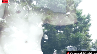 KawasakiYoshi.com - Austrian pervert Karuso risks it all jerking off by the window fo
