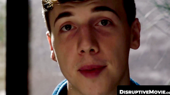 DisruptiveMovie.com - Lumberjack Daddy Ty Roderick fucks cute twink Troye Jacobs' tig