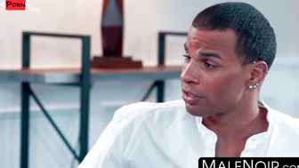 MaleNoir.com - Handsome businessman gets his ass plowed by young hunky black stud har