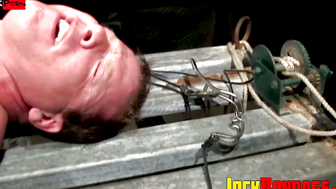 Progress porn video – Master Dire Callahan opens the muscular manhole with a popsicle for a kinky torment