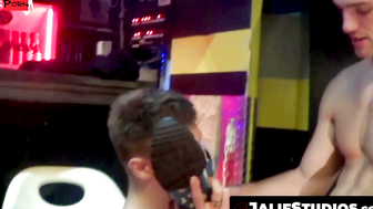Bottom Julian Kido got his ass pounded while sniffing his sneakers