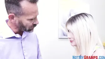 Blonde Barely Legal Jessie Saint Banged Rough By Rick Grandpa