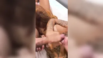Groups porn video – Three-Way with my friends