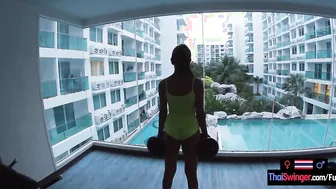Workout Sex porn video – Eastern amateur 19 year old GF gym workout and Cutie sex after