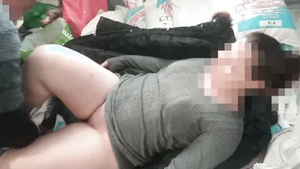 Dragged a sexy inside a barn and boned on bags