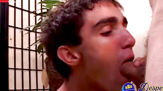 Cory Woodall loves masturbating and putting a dildo on his hole then cum in Isaak's m