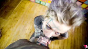 Tattoo couple hard pov anal sex