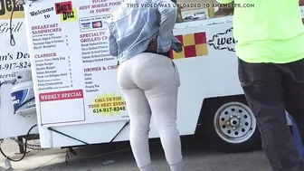 Fat Jiggling Ass Wifey inside Sweats
