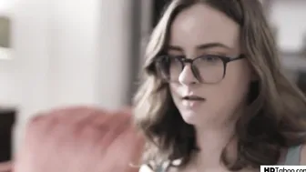 Therapist surprises big tit client with a double penetration