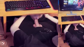 Suck my boyfriends dick while he having fun Dota two