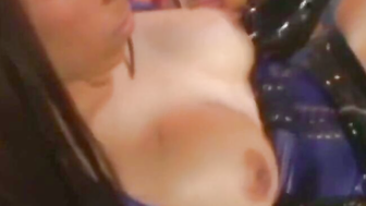 PussyCatsLatex.com - Latex dominatrix claims lesbian babe's pussy in submission