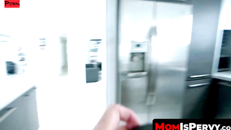 MomIsPervy.com - Yummy stepmom catches pervy young guy and strokes his cock POV