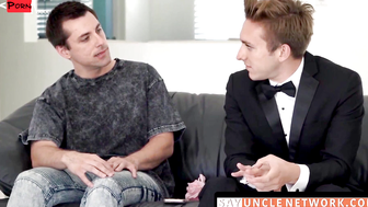 SayUncleNetwork.com - Groom stepbro barebacked deep by his hung brother's massive coc
