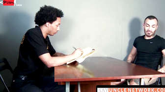SayUncleNetwork.com - Black jock's interracial fuck pierces perp and ends with a jizz