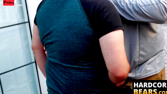 HardcoreBears.com - Nasty fat bear makes his cub kneel to blow his thick rod eagerly