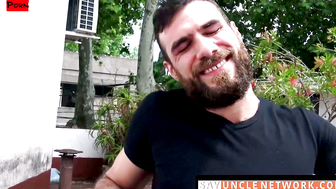 SayUncleNetwork.com - Bearded Latino's rough raw anal penetration by his lovers