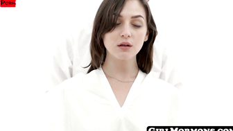 GirlMormons.com - Sheepish teen's luring into a pussy fucking fest by a Mormon