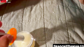 Hunk Kemono Dragons thick mushroom headed cock nests inside my ass