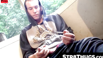Str8Thugs.com - Confident thug Jake Reid's exhibition of his impressive big boner