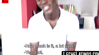 LecheLatinos.com - Jamaican stud sucks cock before barebacking a homo with his big bl