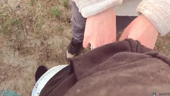 Pleeeeease Cum Inside My Stockings While Walking