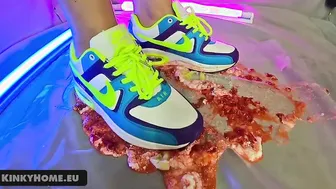 Crash Food Nikes Bdsm - licking sneakers