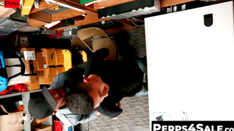 Horny Security Guards Ass Bangs a Sweet Skinny Thief