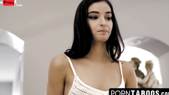 Thick White porn video – PornTaboos.com - Stepdaughter spanked hard by stud and rides his big dick like a cowg