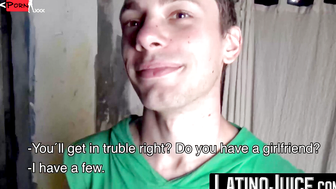 Sensual guy Uber became a slave to intense ass pounding from two horny strangers