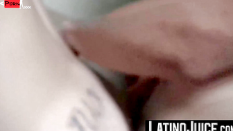 Sensual guy Uber became a slave to intense ass pounding from two horny strangers