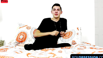 BoyObsession.com - Connor's adorable twink talking dirty and jerking off fun
