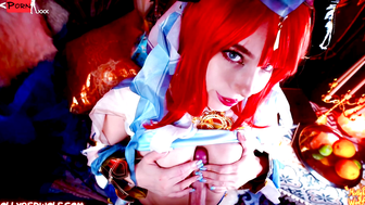 MollyRedWolf - Genshin Impact Cosplay BWC Footjob MV 19 Min