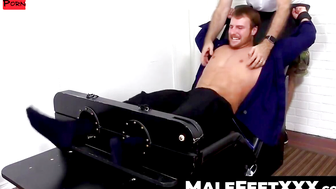 MaleFeetXXX.com - Frey's tickle session leaves him squirming with pleasure