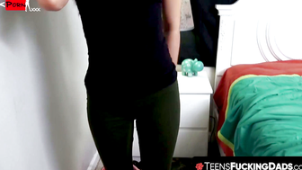 TeensFuckingDads.com - Beautiful stepdaughter Jasmine Vega banged and creamed