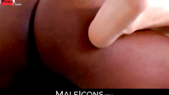 MaleIcons.com - Cutler X's powerful bareback fucking of Adam Russo with his big black
