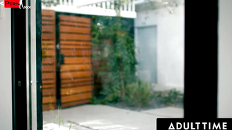 ADULT TIME  Goth Babe Cubbi Thompson Devoured by Voyeuristic Neighbor in Wild Orgy!