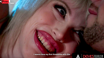 SINFUL DELIGHTS TGIRLS  Seductive Threesome with izzy Wildes Other Half and Gorgeous Gia DiBella
