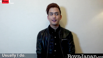 BoyzJapan.com - Gay Japanese student interviewed and jerks off till cumshot