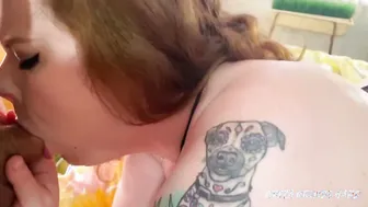 Big Tit Red Head Blows and Fucks neighbour - Greta Grindhouse
