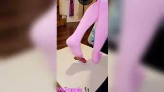 Cockcrush and Ball Stomp with Converse Knee-Highs and Precum Tape