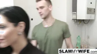 Cuck watched his wifey take a bbc into the butt