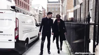 Ebony cunt with mouth is a deluxe escort and fucks her gigantic