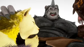 Furry Anal Hoe x Monster Dick 3D