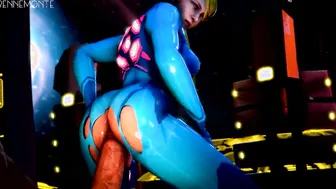 Samus Aran SFM Montage | zero Suit Handjob/Blowjob |
