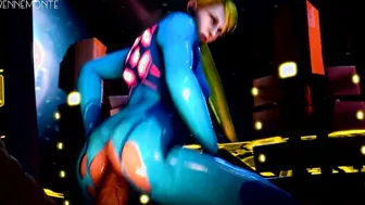 Samus Aran SFM Montage | zero Suit Handjob/Blowjob |