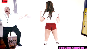 Schoolgirls in Uniform - Teacher's Pet Gets Fucked By Principal