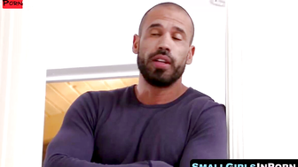 SmallGirlsInPorn.com - Big cock sinks into Lucie's dripping wet Irish pussy