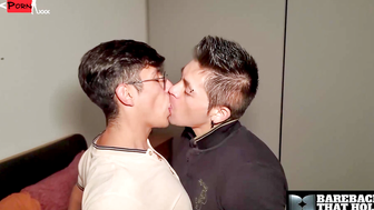 BAREBACKTHATHOLE Gay Sub Franky Barebacked By James Antho